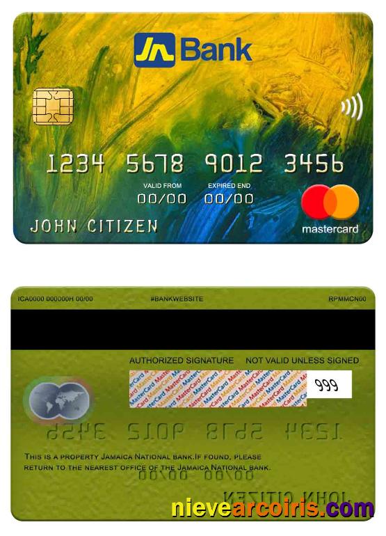Jamaica National Bank mastercard